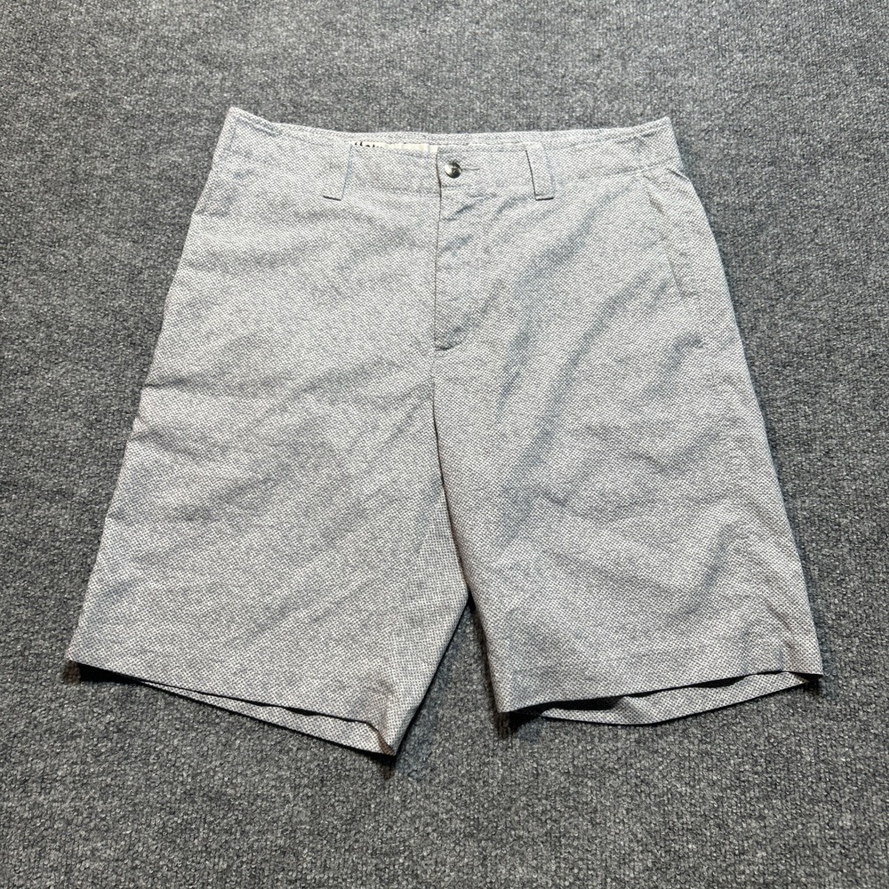 Callaway Men's Golf Shorts Size 32 Grey Stretch Performance Flat Front Moisture